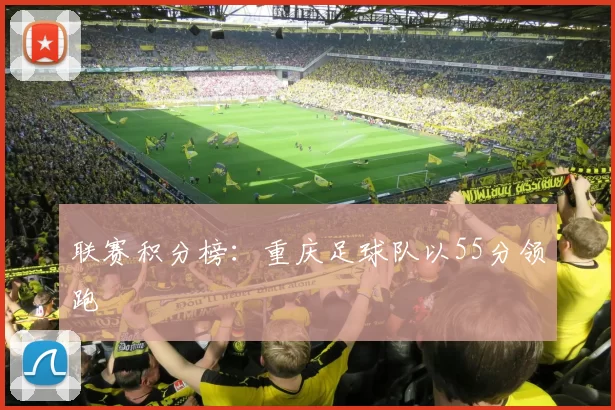 联赛积分榜：重庆足球队以55分领跑